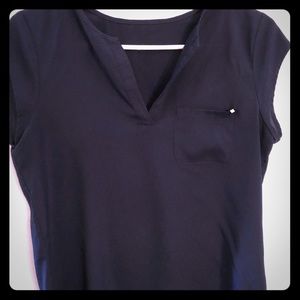 Navy blue blouse